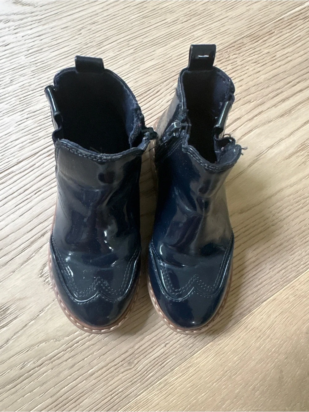 Zara navy boots size 9